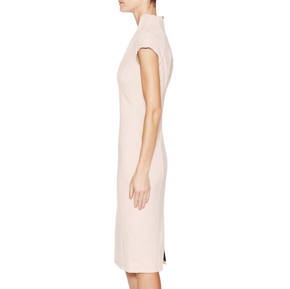 NWT Alexia Admor Ivory Military Neck Dress - Picture 3 of 7